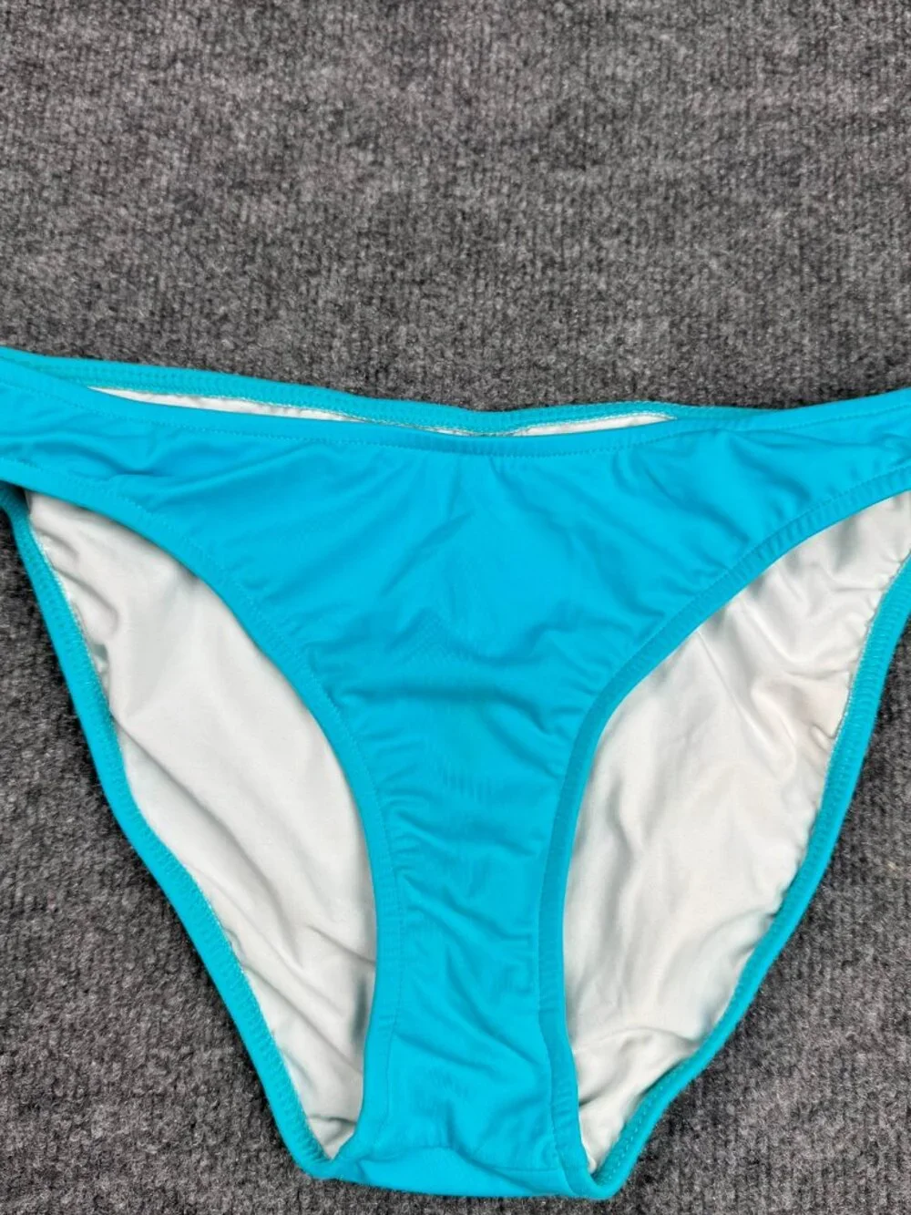 Bright Turquoise Blue Swimsuit Bikini Bottoms Women's L/2XL (No Size Tag) MSMTS
